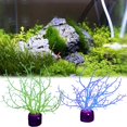 thumbnail image 3 of Flmtop Simulation Coral Branch Plant Fluorescent Aquarium Decor Silicone Fish Tank Ornament Landscape for Home Red, 3 of 9
