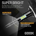 thumbnail image 5 of For Hyundai Sonata 2009 2010 4x H11/H8 Combo LED Headlight + 881/898 Fog Light Bulbs 6000K, 5 of 15