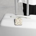 thumbnail image 5 of Square 2Pack PU Leather Lovely Easter Rabbit Cruise Luggage Tag with Privacy Cover and Stainless Steel Ring - Suitable for Travel Handbags Backpacks Luggage Tags, 5 of 6