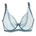 thumbnail image 1 of Plus Size Sexy Womens Sexy Plus Size Gauze Breathable Extra-Elastic Translucent Bra, 1 of 9