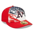 thumbnail image 3 of Men's New Era Red Athletics 2022 4th of July Low Profile 59FIFTY Fitted Hat, 3 of 6