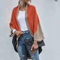 thumbnail image 2 of Vedolay Cardigans for Women Button Down Knitwear Long Sleeve Soft Basic Knit Cardigan Sweater Orange,L, 2 of 5