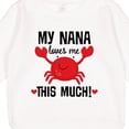 thumbnail image 3 of Inktastic Nana Loves Me Grandson Toddler Sweatshirt, 3 of 4