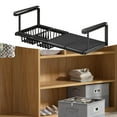 thumbnail image 6 of FashionCha Under Cabinet Shelf Basket Closet Organizer for Clothes for Bathroom Kitchen Black, 6 of 9