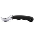 thumbnail image 1 of Premium Ice Cream Scoop, Dishwasher Safe Scooper with Comfortable Easy Grip Handle, Heavy Duty Durable Design, Professional Kitchen Tool for Stuffing, Cookie Dough, Sorbet Black, 1 of 8