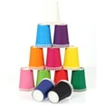 thumbnail image 6 of 100pcs Colorful Disposable DIY Paper Cups Thicken Children Handcraft Art Material (Green), 6 of 6
