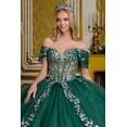 thumbnail image 3 of Women's Elizabeth K Off Shoulder Ball Gown Gl3636 Green Size 3XL, 3 of 3