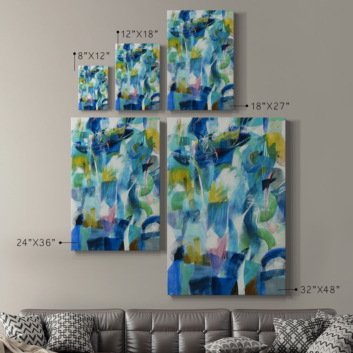 Green Passage Premium Gallery Wrapped Canvas - Ready to Hang