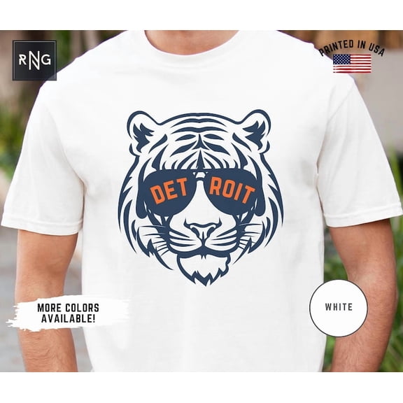 Detroit Baseball Shirt, Retro Detroit Apparel, Gameday Baseball Fan Gift