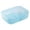 Blue-B, variant on Microwave Safe Divider Lunch Container for Everyday use in Kitchen Leak Proof Meal Prep for Kids and Adults Construction for Easy Organization and Reusable Tableware,6.1*6.1*2.1 in,Blue A