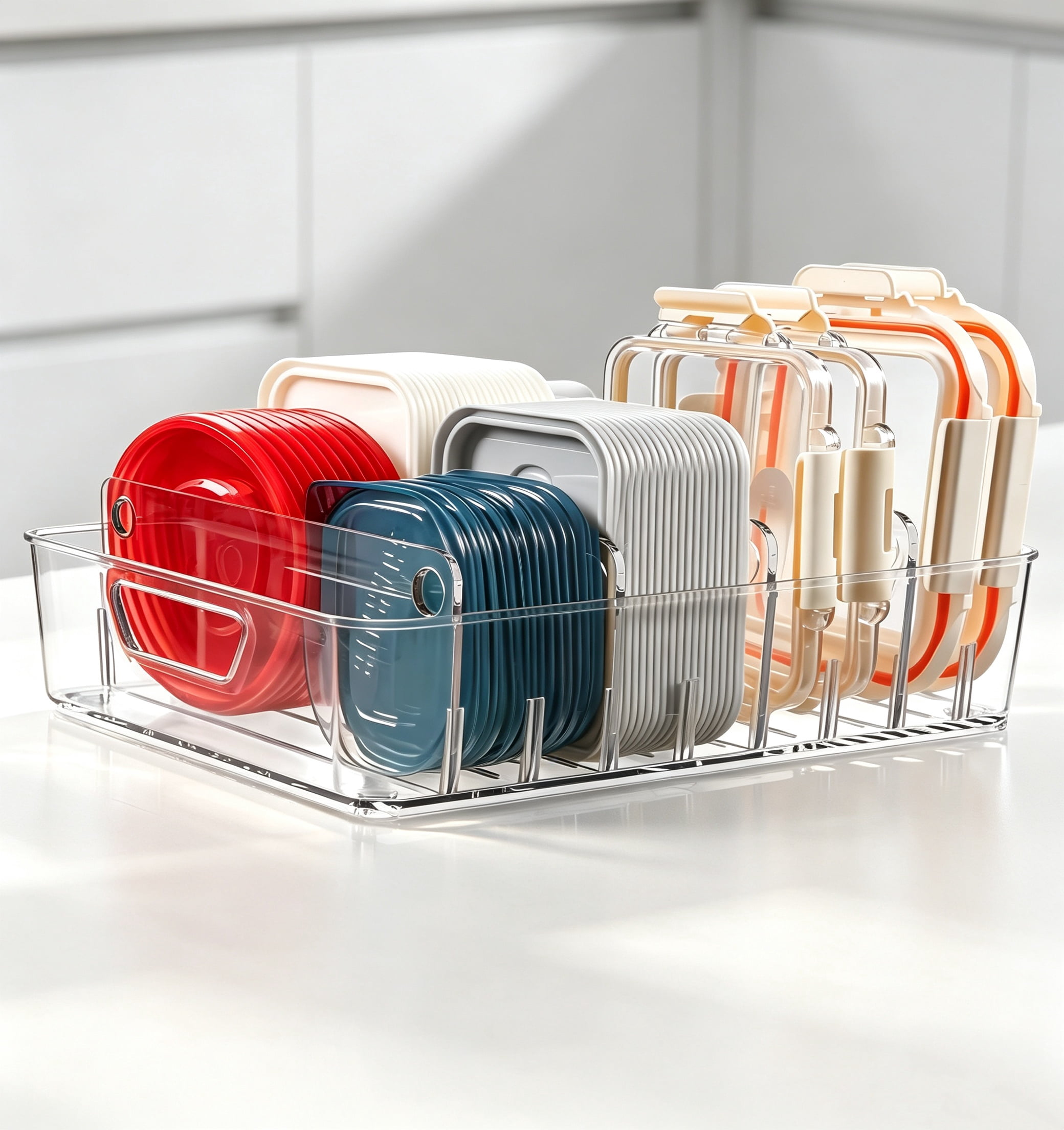 Buddeez Plastic 4 Quart Sugar and Flour Containers with Handles