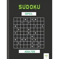 Sudoku dificil adultos vol 1: Libro de sudoku Extremo para adultos con soluciones . (Paperback)