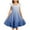Blue—Prime Deals 2025, variant on Mevxay Summer Girl's Dresses Gradient Square Neck Pleated Short Sleeveless Mini Sundresses for 4-17 Years Green