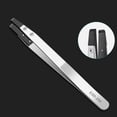 thumbnail image 4 of Anti Static Stainless Steel Tweezers Interchangeable Head Electronic Chips Removal Repair Forceps Model Making Tool, 4 of 8