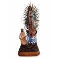 thumbnail image 1 of Virgen de Guadalupe de Resina Pintada Con Juan diego Clasica Decorativa 35cm, 1 of 1