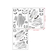 thumbnail image 3 of Matsuzay Paquete de 3 pegatinas de Halloween de PVC luminosas DIY decorativas autoadhesivas para atmósferas calcomanías de terror con Kits de decoración para fiestas, 3 of 6