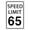 Speed Limit 65, variant on Speed Limit 3 Mph Mini Metal Street Sign Warning Traffic Road Street 12x16inch