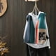 thumbnail image 3 of Spring and Autumn Women's Cardigan V-neck Sleeveless Button Print Panel Vintage Knitted Vest Fashion Casual Sweater Tank Tops, 3 of 5