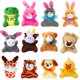 thumbnail image 1 of Camirus 12 Piezas de Huevos de Pascua Rellenos con Mini Juguetes de Animales de Peluche Lindos Animales de Peluche Llavero de Felpa para niños Favores de Fiesta de Pascua Cesta de Pascua Rellenos/Rell, 1 of 4