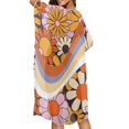 thumbnail image 4 of HELLHERO Polyester Bathing Suit Cover Up for Poolside Quick Dry Free Size Cover Ups for Swimwear Women Cartoon Coloured Daisies, 4 of 6