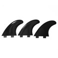 thumbnail image 1 of FLhrweasw 3 Aletas Tabla Surf para FCS G5 Longboard Water Wave Fin Paddle Board (negro), 1 of 9