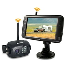 Yuwei WirelessCam5 Wireless Backup Camera System with Digital Full Color 5-inch Monitor for Trailer, RVs