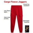 thumbnail image 2 of Quad Seven Boys Sweatpants Cozy Lightweight Fleece Athletic Joggers and Cargo Pants 2 Pack, 2 of 7