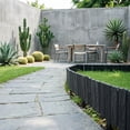 thumbnail image 5 of 12 Panel Decorative Garden Fence, Black Landscape Border Edging for Flower Beds Lawns, Plastic Yard Fencing with Interlocking Design, Outdoor Plant Protection Barrier, Easy Install Garden Border, 5 of 6