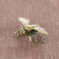thumbnail image 3 of Copper Bee Figurine, Vivid Rust Proof Fade Resistant Exquisite Metal Animal Statue Antique  for Desktop for Office, 3 of 7