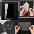 thumbnail image 4 of 50 Pieces Clear Acrylic Sheets 1/24 Inch Thick Plastic Board Sheet 4 x 6 Inch Thin Clear Plastic Sheets for Crafts Windows Picture Frames Sign Blank DIY Display Projects, 4 of 9