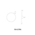 thumbnail image 3 of FM-07RN-935-BK WAC Limited Round - 15W 1 LED Flush Mount In Functional Style-0.6 Inches Tall and 7 Inches Wide-Black Finish-3500 Color Temperature, 3 of 5