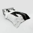 thumbnail image 3 of Animal Duvet Cover Set, Friesian Sport Horse Portrait on a Snowy Winter Background Novelty Picture Print, Bedding Set with Shams and Fitted Sheet, 3 Sizes, by Ambesonne, 3 of 3