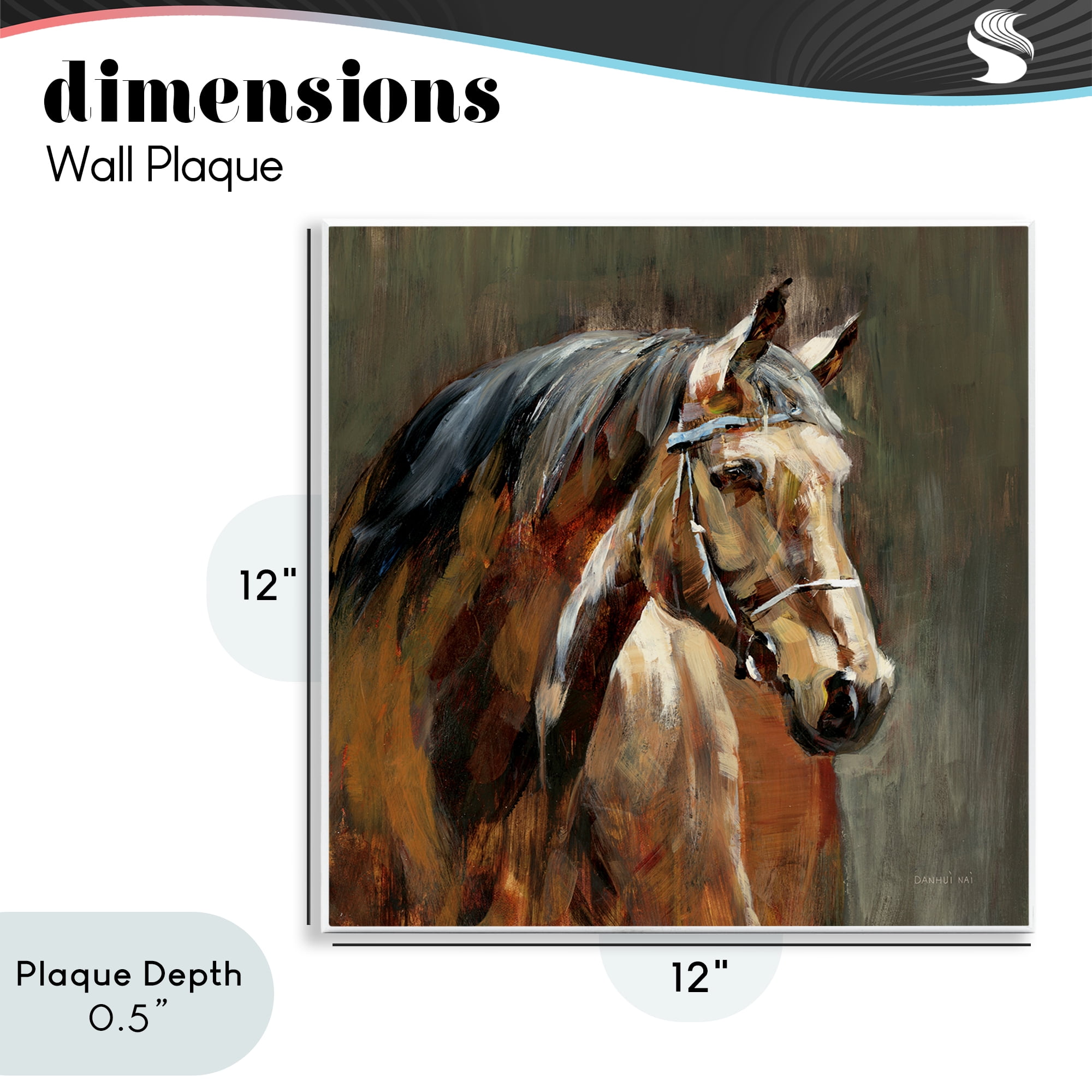 Stupell Industries Horse in Stable at Dusk Wall Plaque Art, design by Danhui Nai