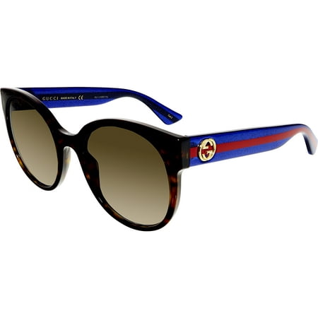 Gucci GG0035S-004-54 Blue Butterfly Sunglasses
