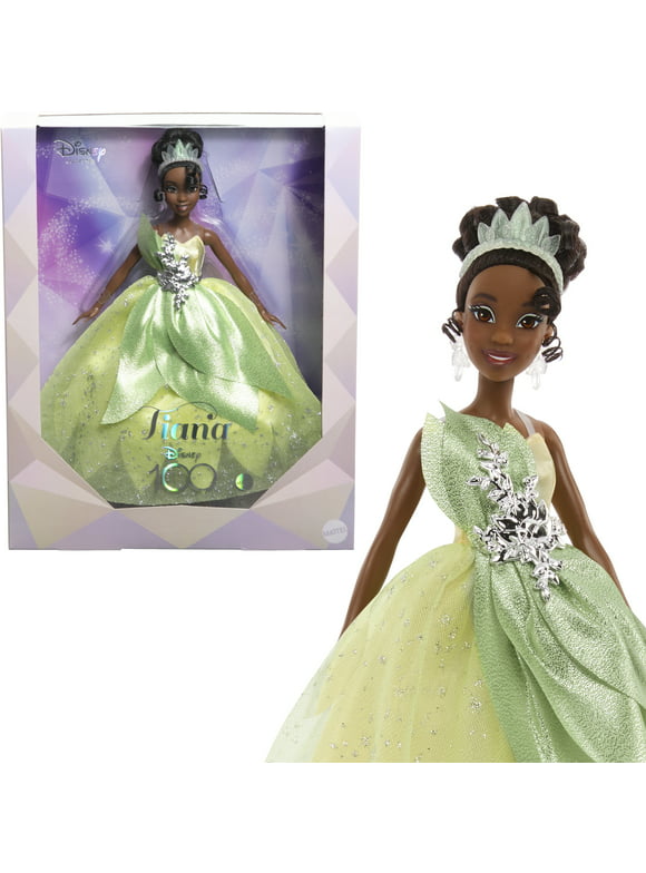 Disney Toys, Disney100 Collector Tiana Doll, Gifts for Kids and Collectors