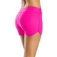 thumbnail image 5 of Women's Solid Color Board Shorts Sporty Swim Shorts Trunks Swimsuit Bottoms, 5 of 5
