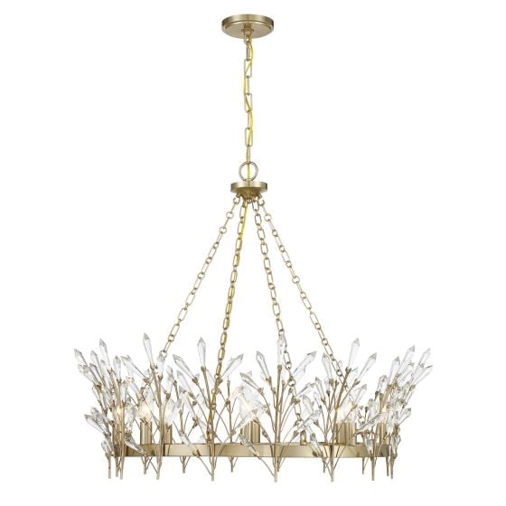 Savoy House - 1-4074-8-127 - Orianna 8-Light Chandelier in Noble Brass