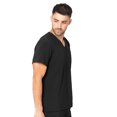thumbnail image 3 of Urbane Performance One-Pocket Tuckable Scrub Top for Men: Modern Tailored Fit, V-Neck Medical Scrub Top 9154, 3 of 7