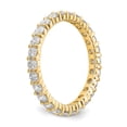 thumbnail image 5 of 14k Yellow Gold Round Cut Diamond Eternity Wedding Band Anniversary Ring Size 6 - 1.50 Ct., 5 of 5