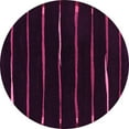thumbnail image 1 of Ahgly Company Indoor Round Abstract Pink Contemporary Area Rugs, 5' Round, 1 of 4
