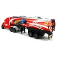 thumbnail image 5 of Pack of 2 Happy Sport Racing Transporter Friction Toy Trailer Trucks (Colors May Vary), 5 of 6