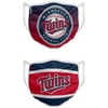 2 Pack Minnesota Twins Officially Licensed MLB Washable Resuable Face Mask Cover By FOCO