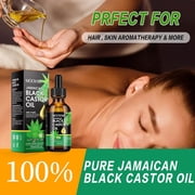 Mooyam 2 Pack Jamaican Black Castor Oil,Natural Massage Oil for Hair,Skin,Nail,Eyebrows and Eyelashes,Suitable for All Hair & Skin Type,4oz