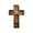 Brown, variant on Exquisite Easter Wooden Cross Pendant - Hollow Crucifix Emblem Hanging Decoration, Warm Decor for Front Door & Porch, Blessing Accessory, Easter & Year of The Horse Spiritual Accent, Multicolor