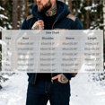 thumbnail image 3 of Mens Fleece Jacket Hooded Full Zip Faux Leather Trim Warm Soft Winter Coat with Pockets Winter Outdoor Casual Work Travel Wear, 3 of 7