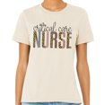 thumbnail image 2 of Critical Care Nurse Leopard Print Shirt Unisex Small Natural, 2 of 5