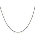 thumbnail image 3 of Auriga 14K White Gold 1 mm Box Chain Necklace for Women 26", 3 of 6