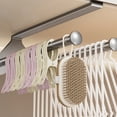 thumbnail image 2 of MOMOJIA Under Cabinet Double Rod Organizers For Paper Towels Cling Wrap Space Saving Kitchen Roll Paper Storage Rack Enduring, 2 of 11