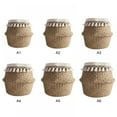 thumbnail image 5 of Woven Seagrass Belly Basket for Storage Plant Pot Basket and Laundry, Picnic and Grocery Basket, 5 of 5