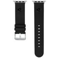 thumbnail image 2 of Black Dallas Stars Leather Apple Watch Band, 2 of 3